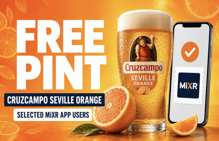 Free Pint of Cruzcampo Seville Orange