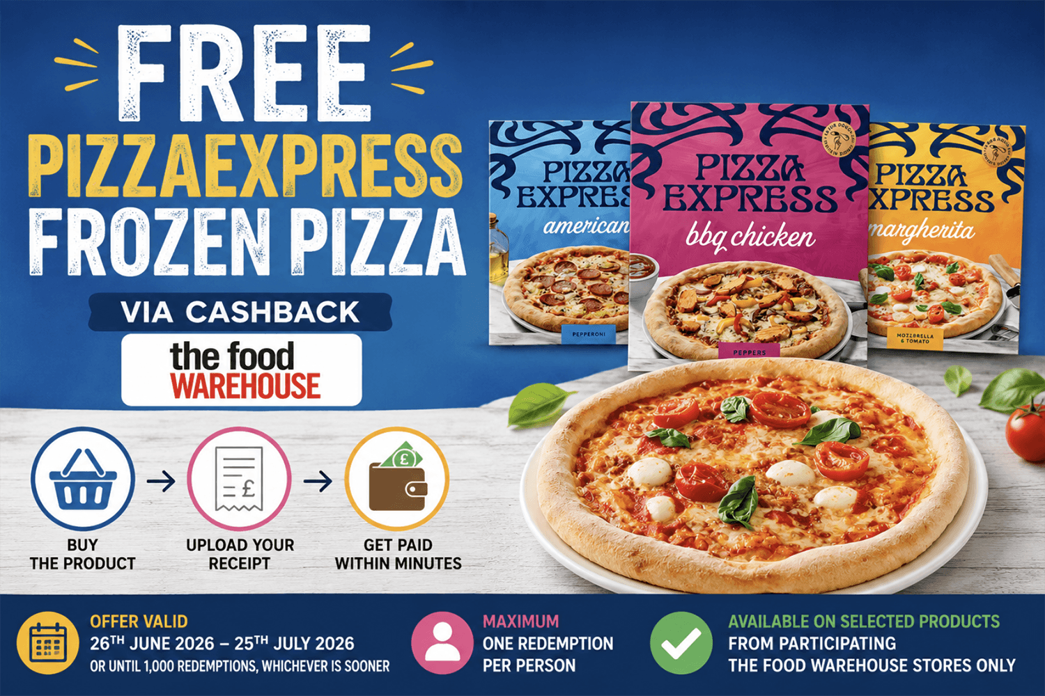 Free PizzaExpress Frozen Pizza