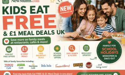 NEW: Kids Eat FREE & £1 Meal Deals UK