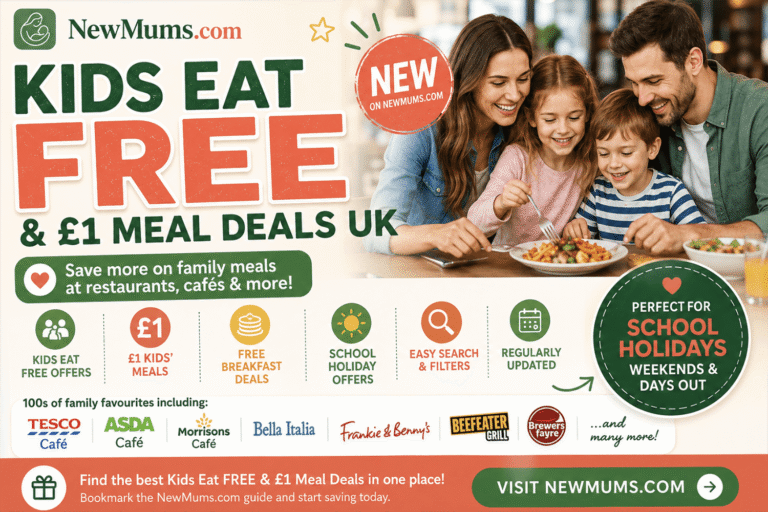 NEW: Kids Eat FREE & £1 Meal Deals UK