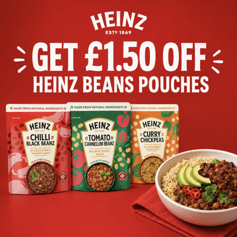 £1.50 Off Heinz Beans Pouches