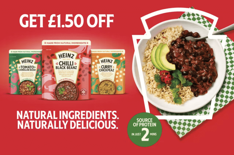 £1.50 Off Heinz Beanz Pouches