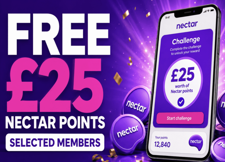 Free £25 Nectar Points