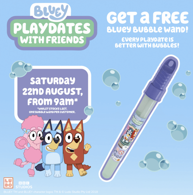 Free Bluey Bubble Wand
