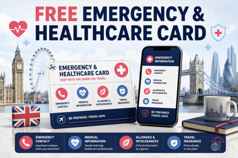 Free Emergency & Healthcare Card