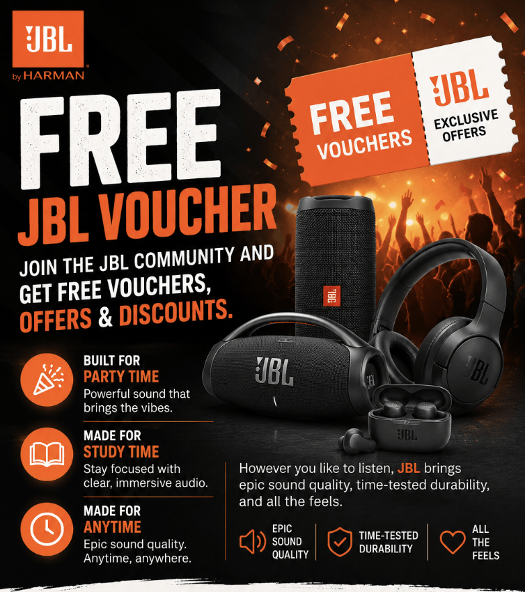 Free JBL Voucher