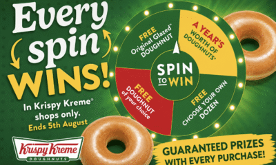 Free Krispy Kreme Spin to Win with Every Purchase