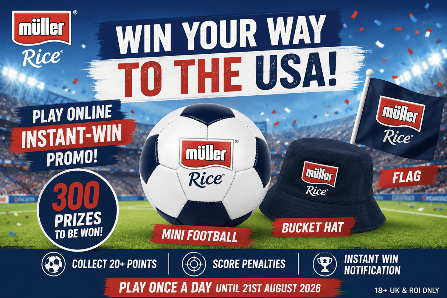 Free Müller Rice Mini Football
