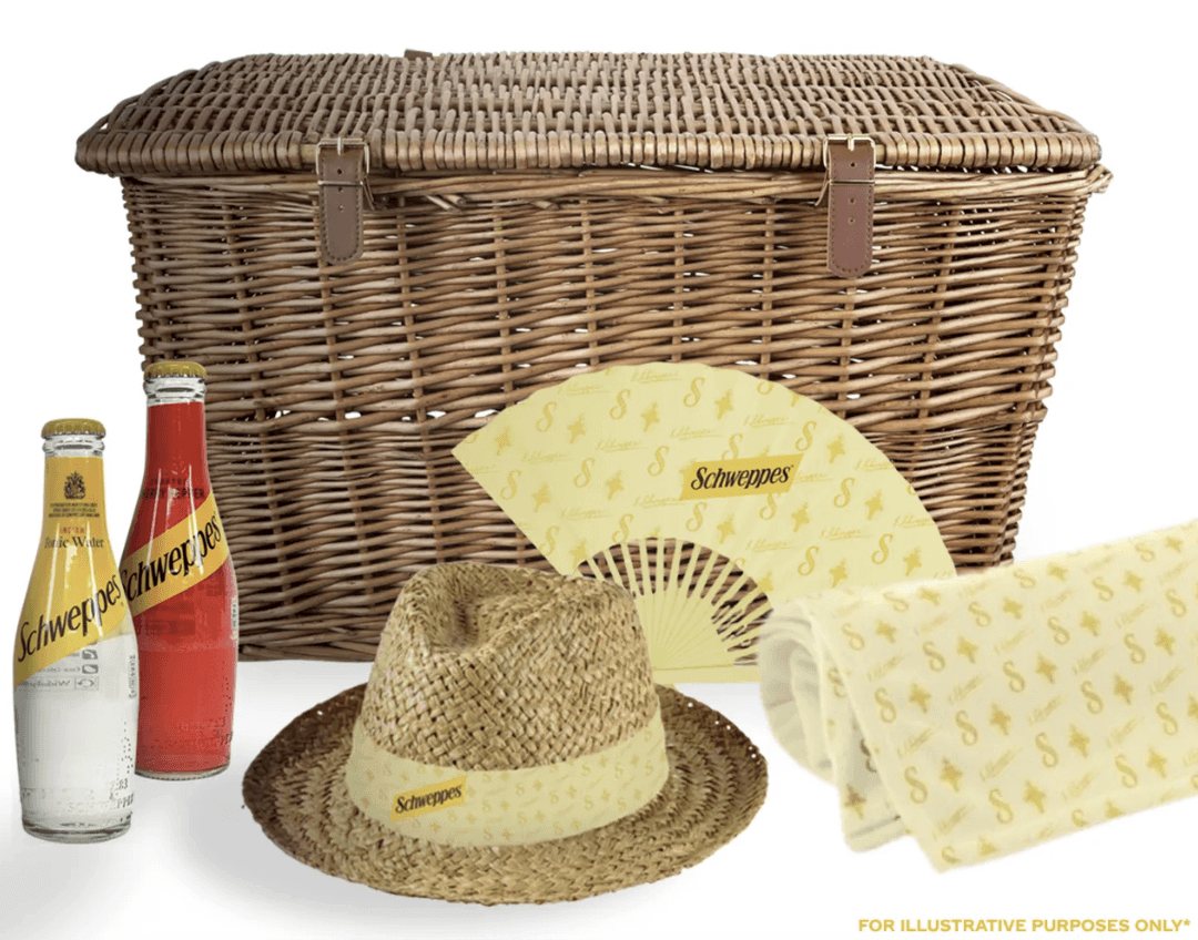 Free Schweppes Picnic Hampers & More