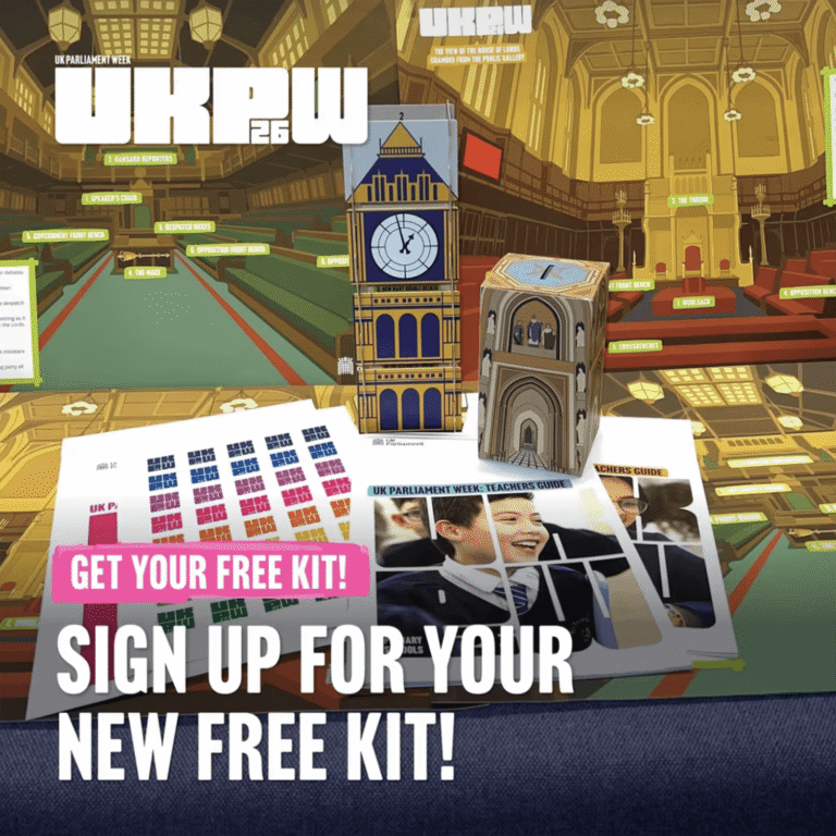 Free UK Parliament Week Craft Kit