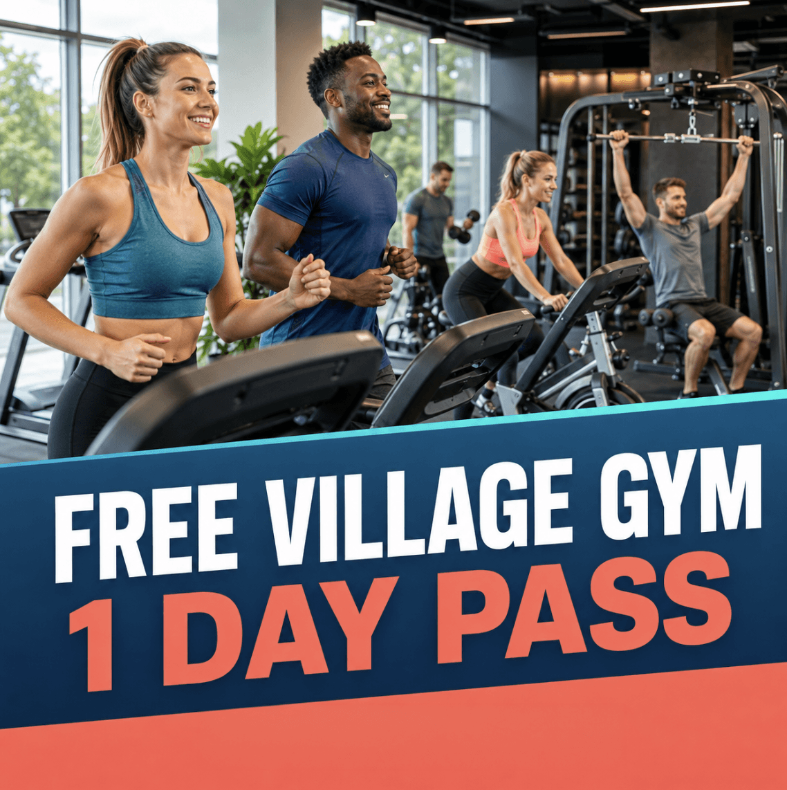 Free Village Gym 1 Day Pass