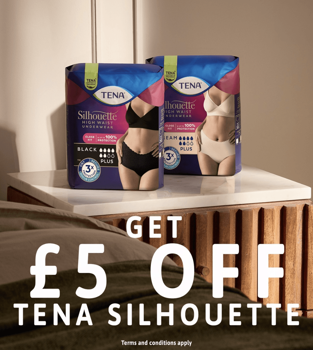 £5 Off Tena Silhouette