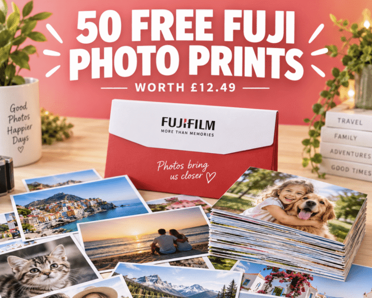 50 Free Fuji Photo Prints - Worth £12.49