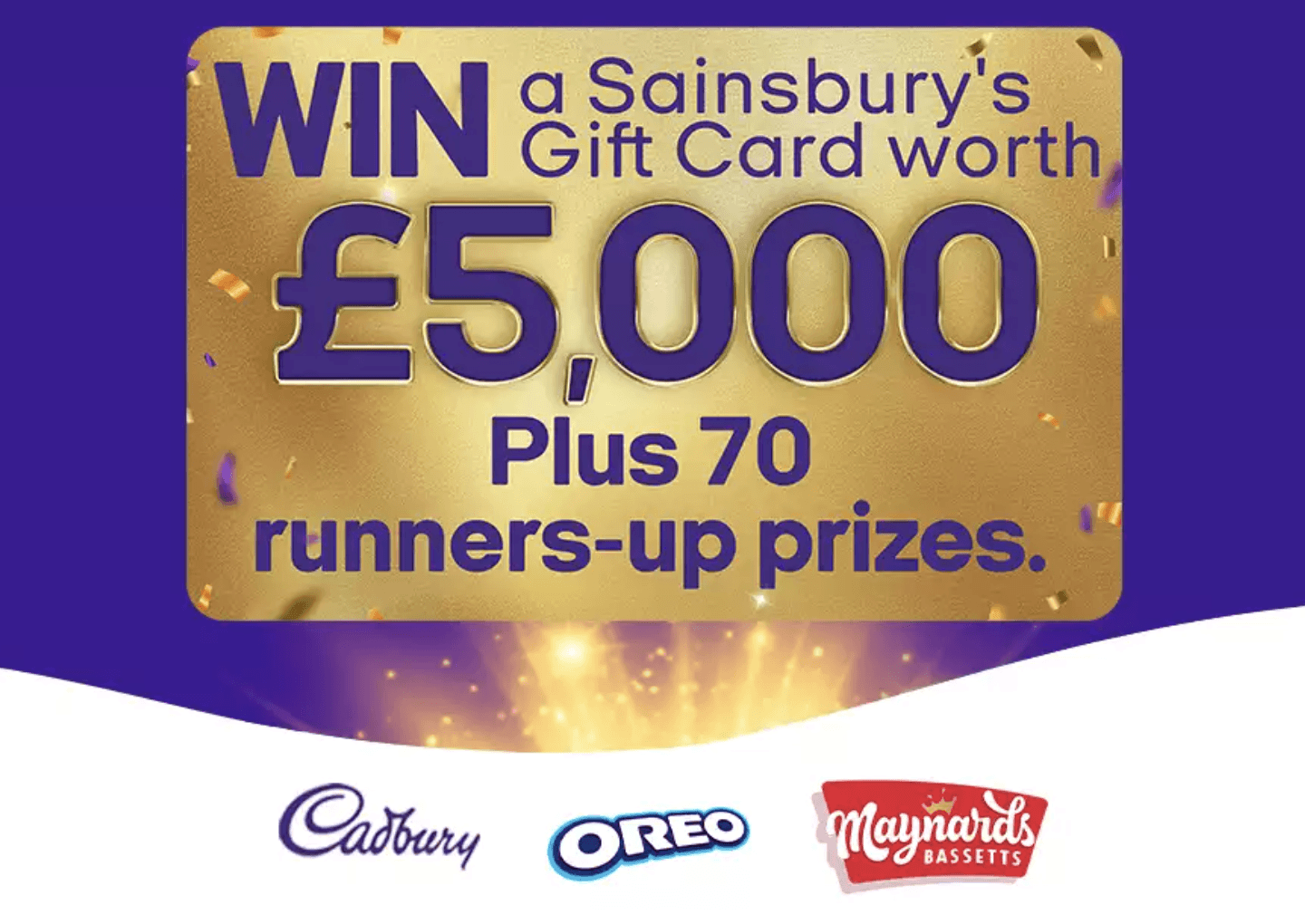 Free £100 Sainsbury’s Gift Card