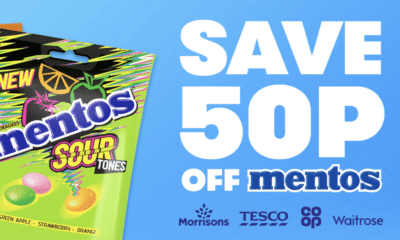Free 50p Off Mentos Coupon