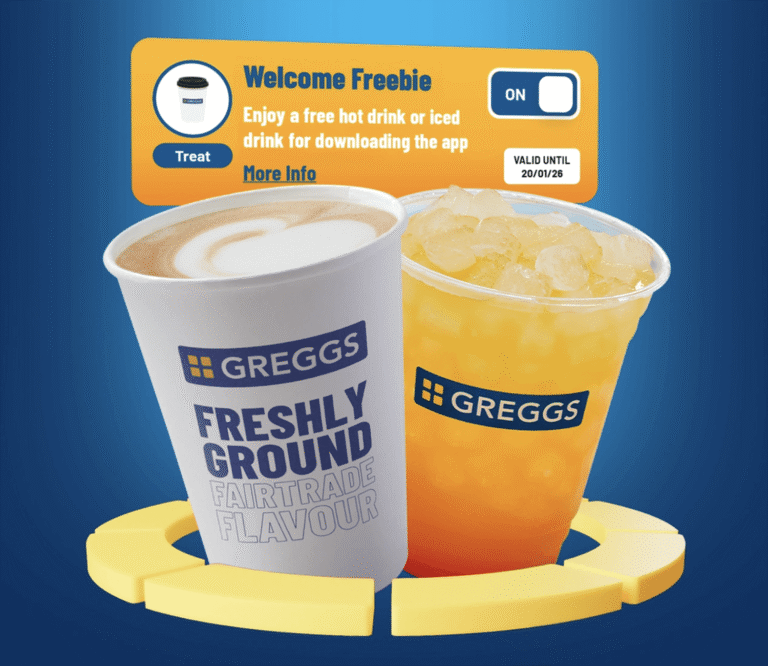 Free Greggs Drink of your Choice