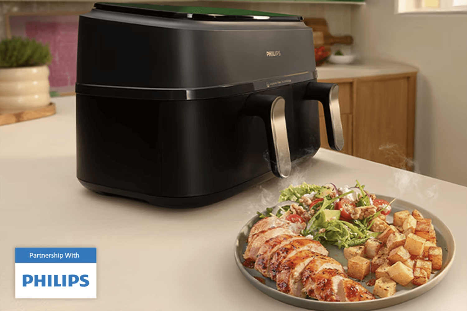 Free Philips 3000s Dual Air Fryer