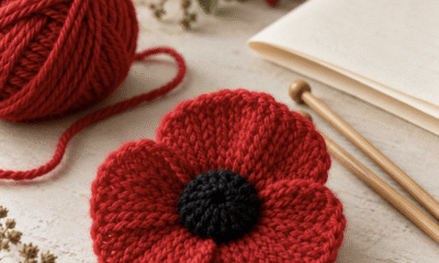 Free Poppy Knitting Crafting Pack