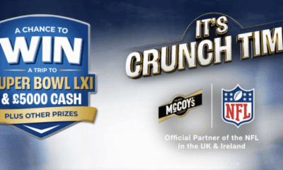 Win 1 of 250 £100 Cash Prizes + NFL Tickets