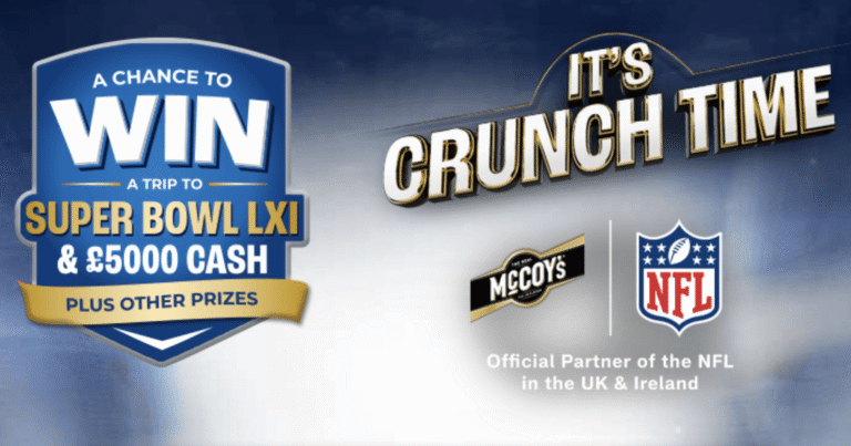 Win 1 of 250 £100 Cash Prizes + NFL Tickets