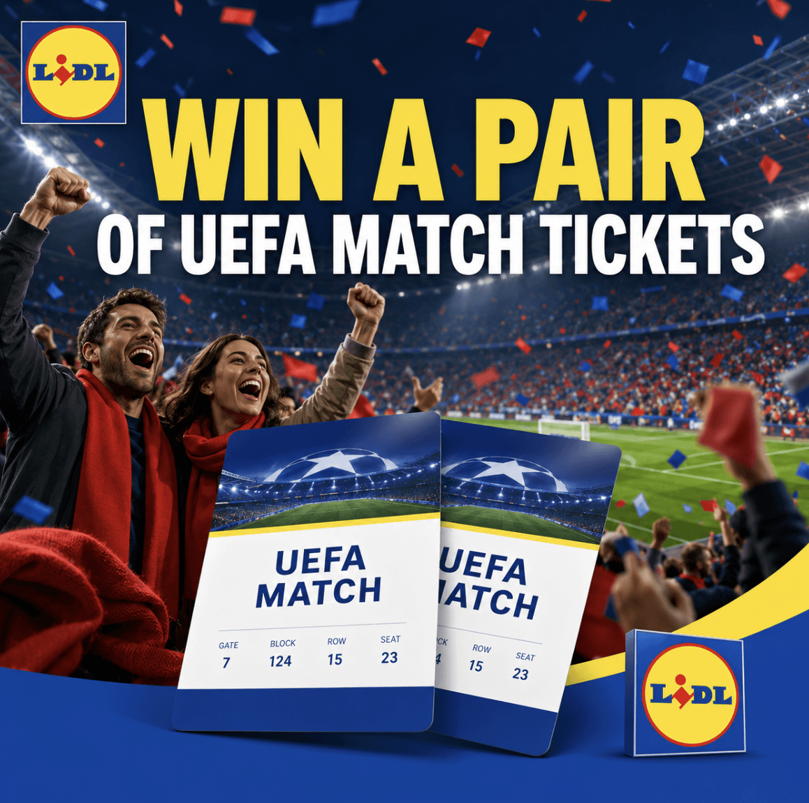 Win a Pair of UEFA Match Tickets