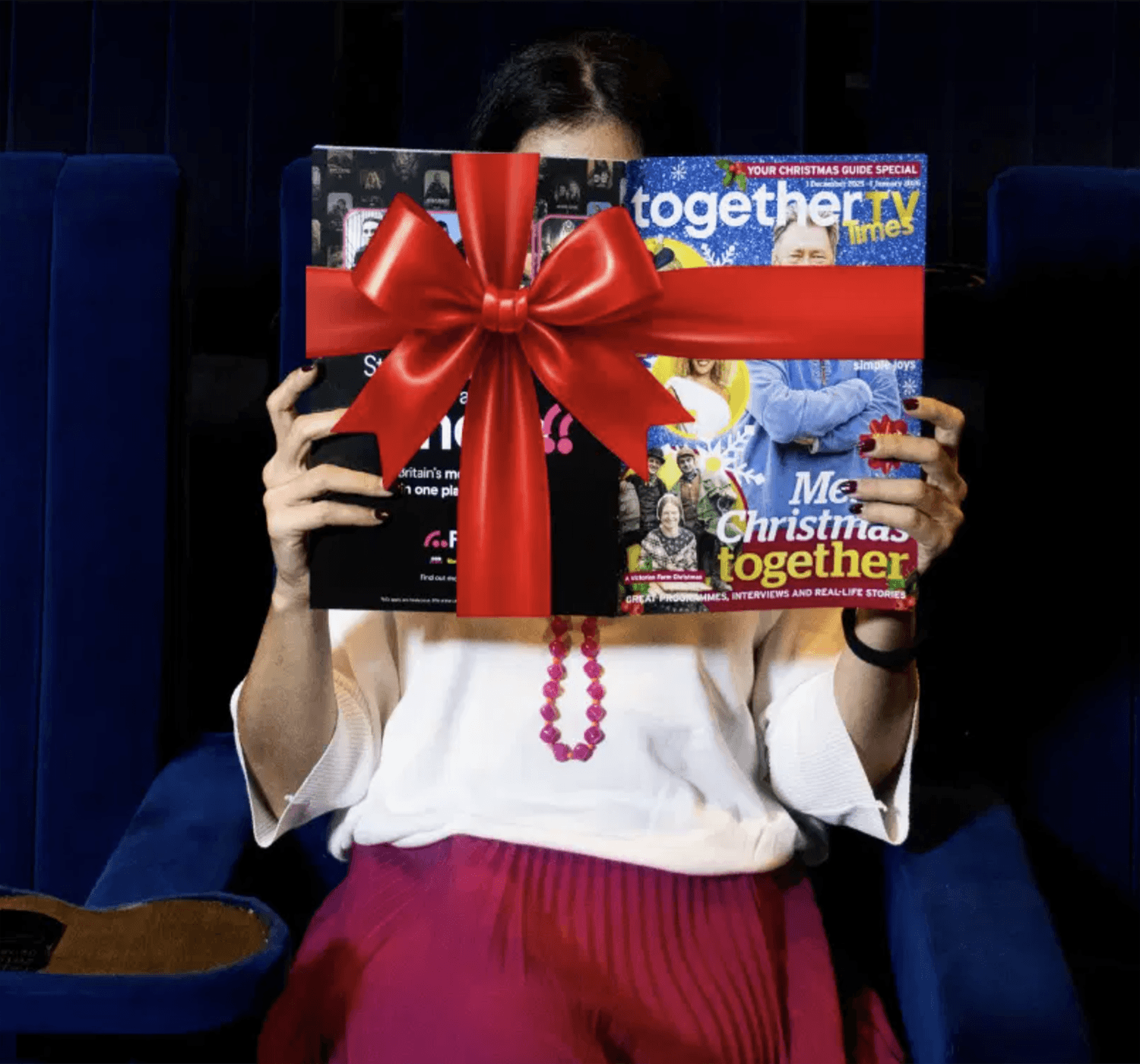 Together TV Times Christmas Special magazine with festive features and a December TV guide.