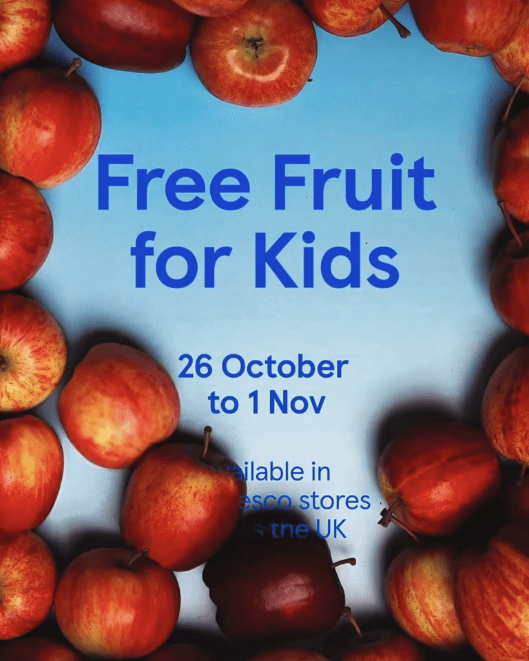 Free Fruit for Kids at Tesco