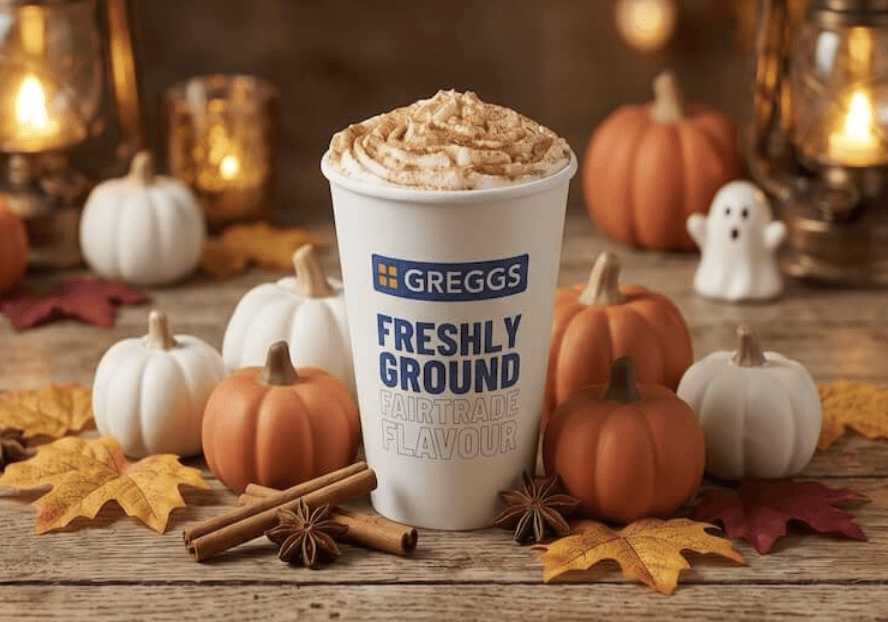 Free Greggs Pumpkin Spice Latte