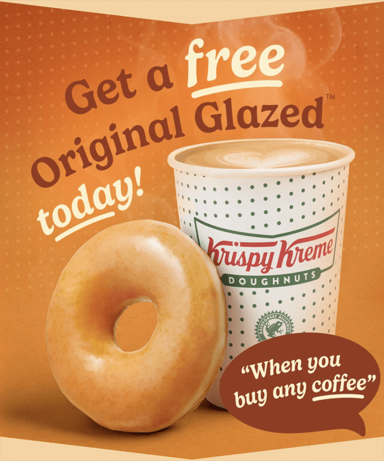 Free Krispy Kreme Doughnut with Coffee Purchase