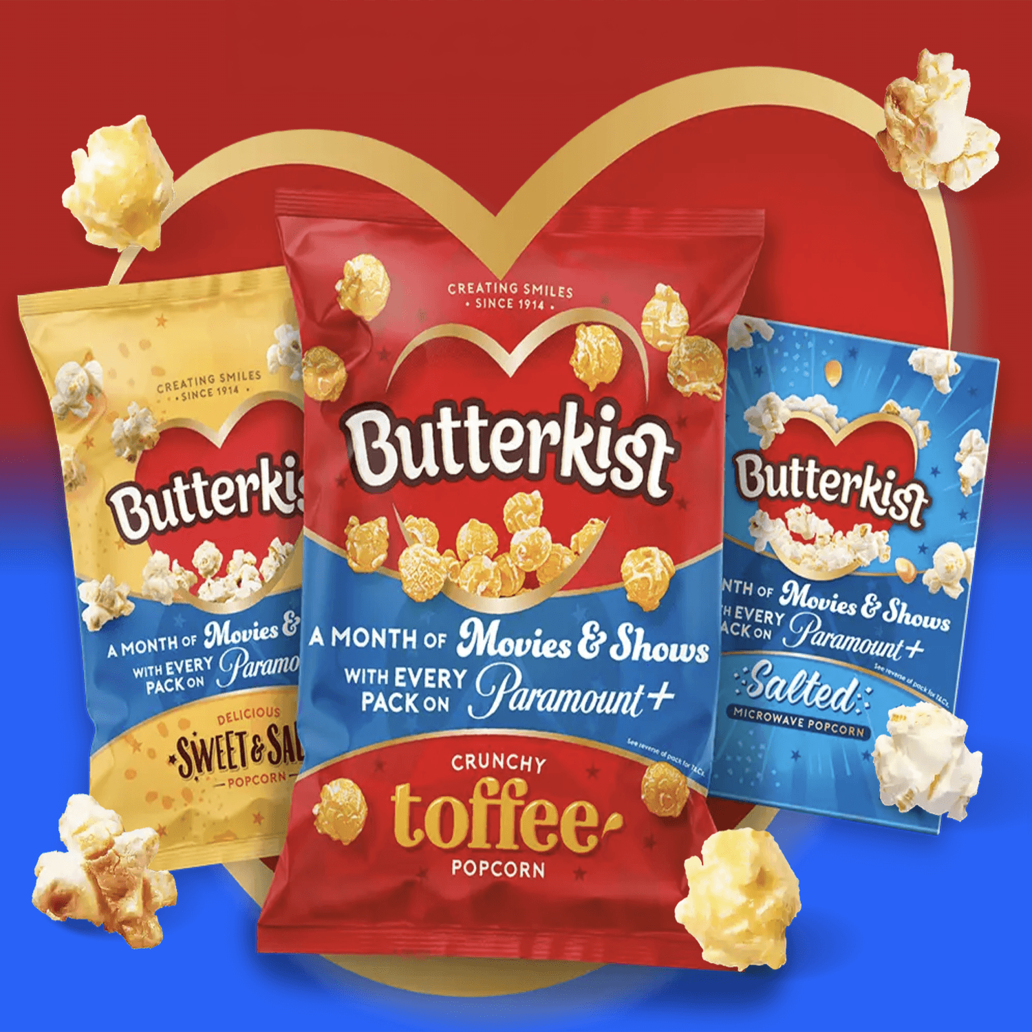 Free Month of Paramount+ with Butterkist
