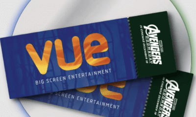 Free Pair of Vue Cinema Tickets