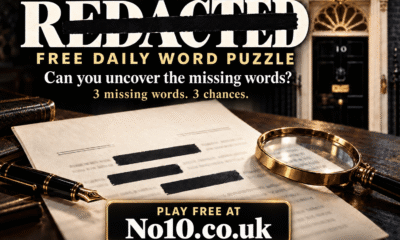 Free Redacted Daily Word Puzzle