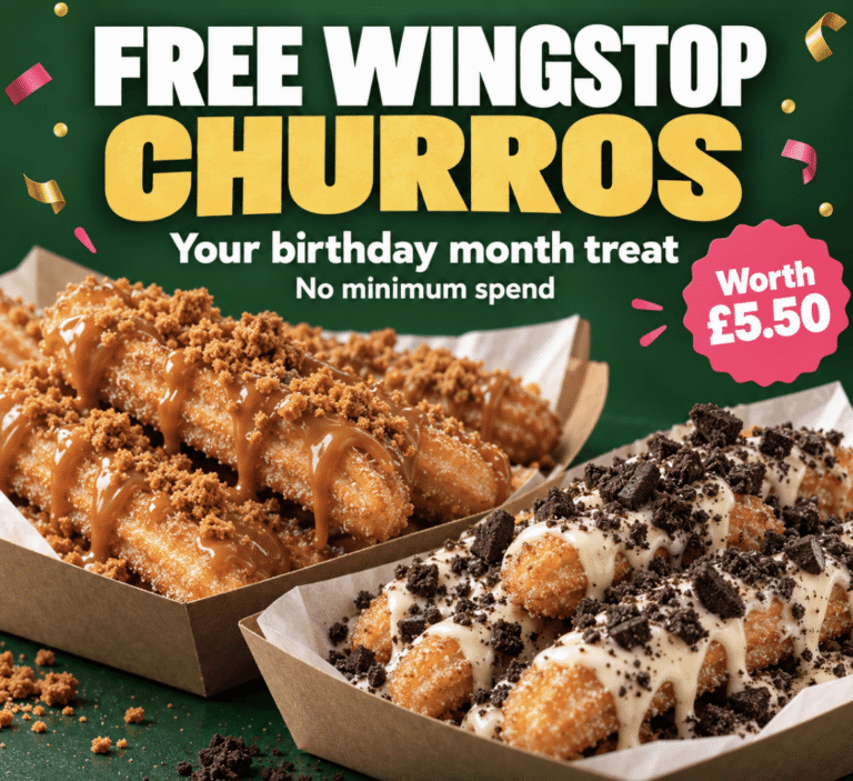 Free Wingstop Churros - Worth £5.50