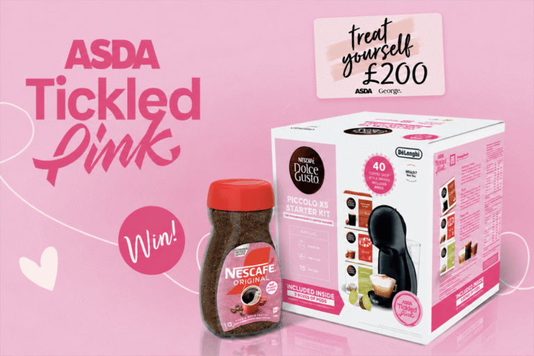Win Pink Coffee Bundle + £200 Asda Voucher