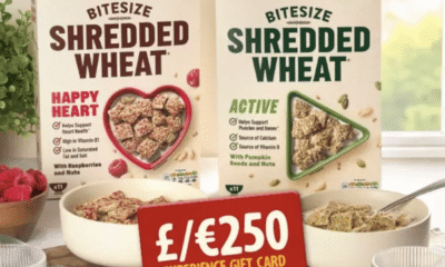 Win a £250 Experience Voucher + Shredded Wheat Cereal